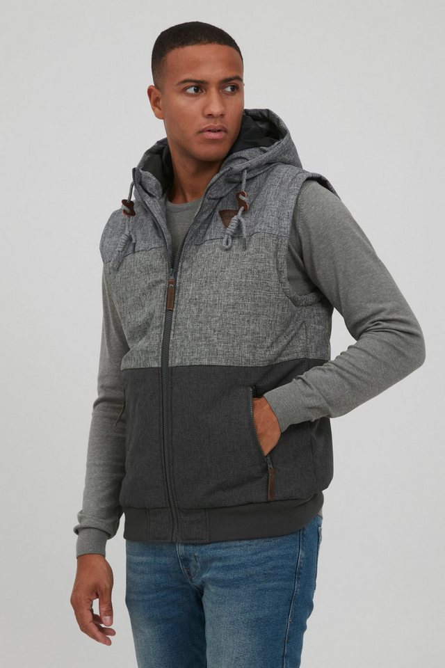 Indicode Softshellweste IDLecter Herren Outdoor-Weste mit Kapuze von Indicode