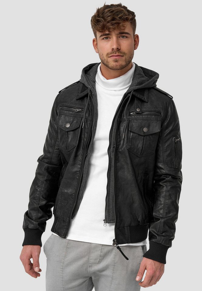 Indicode Sommerjacke Aaron mit gerippten Ärmel - und Saumabschluss Indicode Sommerjacke Aaron mit gerippten Ärmel - und Saumabschluss von Indicode