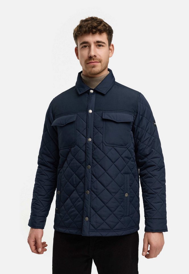 Indicode Sommerjacke INDome Gestepptes Overshirt mit Kontrastfutter Indicode Sommerjacke INDome Gestepptes Overshirt mit Kontrastfutter von Indicode