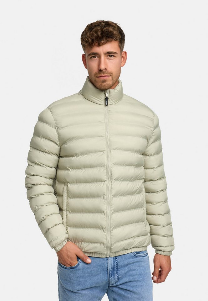 Indicode Steppjacke Herren INBjarne Herrenjacke Daunen-Optik Leichte Steppjacke mit elastischen Bündchen und Stehkragen von Indicode