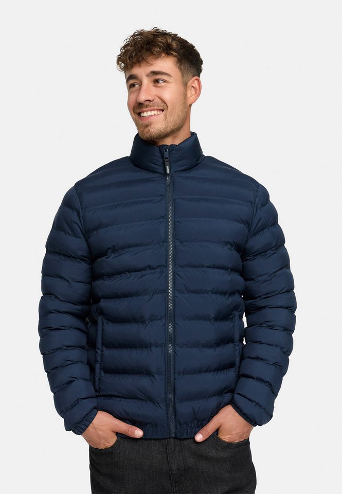 Indicode Steppjacke Herren INBjarne Herrenjacke Daunen-Optik Leichte Steppjacke mit elastischen Bündchen und Stehkragen von Indicode