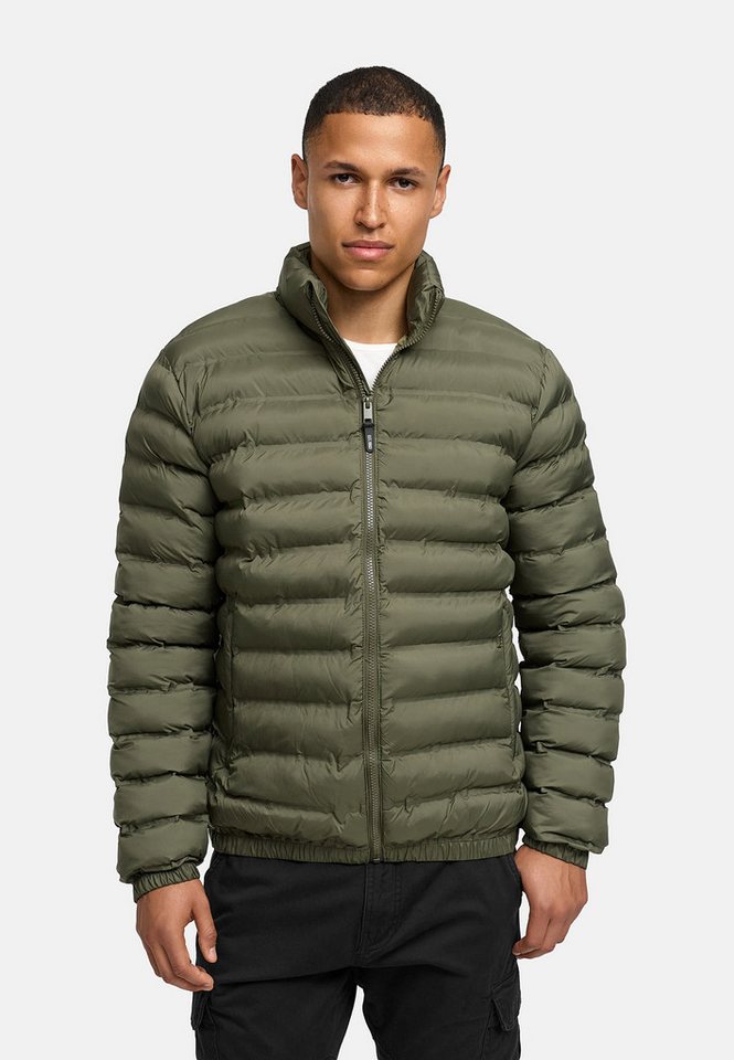 Indicode Steppjacke Herren INBjarne Herrenjacke Daunen-Optik Leichte Steppjacke mit elastischen Bündchen und Stehkragen von Indicode