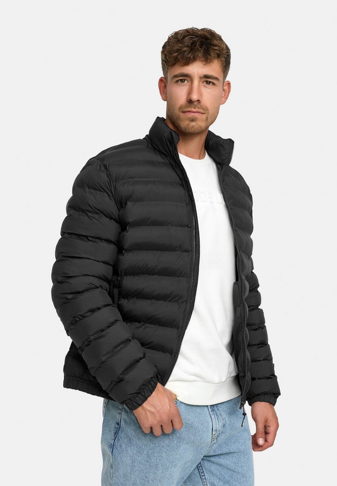 Indicode Steppjacke Herren INBjarne Herrenjacke Daunen-Optik Leichte Steppjacke mit elastischen Bündchen und Stehkragen von Indicode