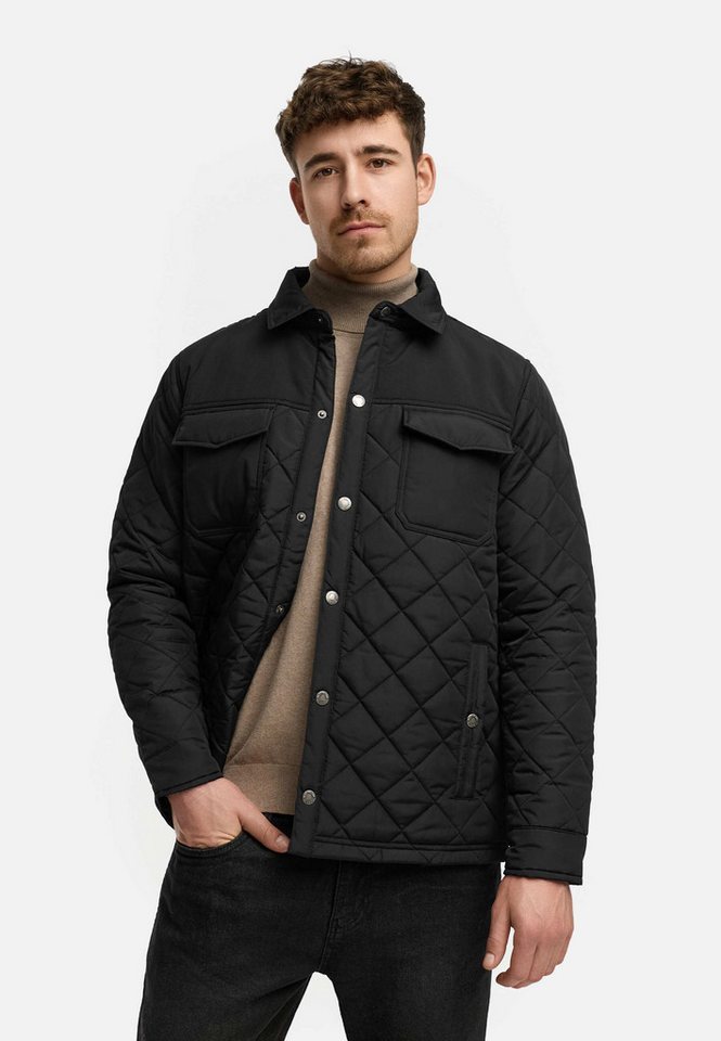 Indicode Steppjacke INDome Gestepptes Overshirt mit Kontrastfutter Indicode Steppjacke INDome Gestepptes Overshirt mit Kontrastfutter von Indicode