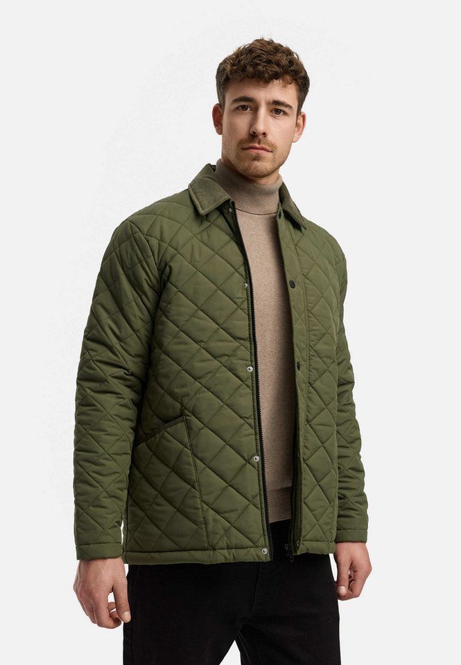 Indicode Steppjacke INDram Leichte Steppjacke mit Cordkragen und Druckknöpfen Indicode Steppjacke INDram Leichte Steppjacke mit Cordkragen und Druckknöpfen von Indicode