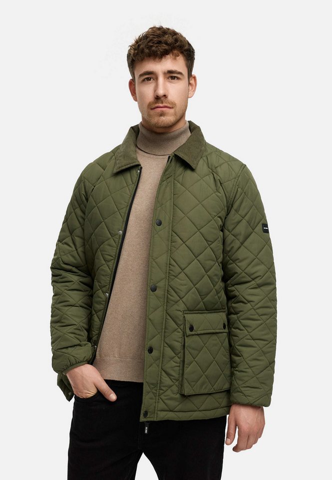 Indicode Steppjacke INDrills Zeitlose Steppjacke mit Cordkragen und Pattentaschen Indicode Steppjacke INDrills Zeitlose Steppjacke mit Cordkragen und Pattentaschen von Indicode