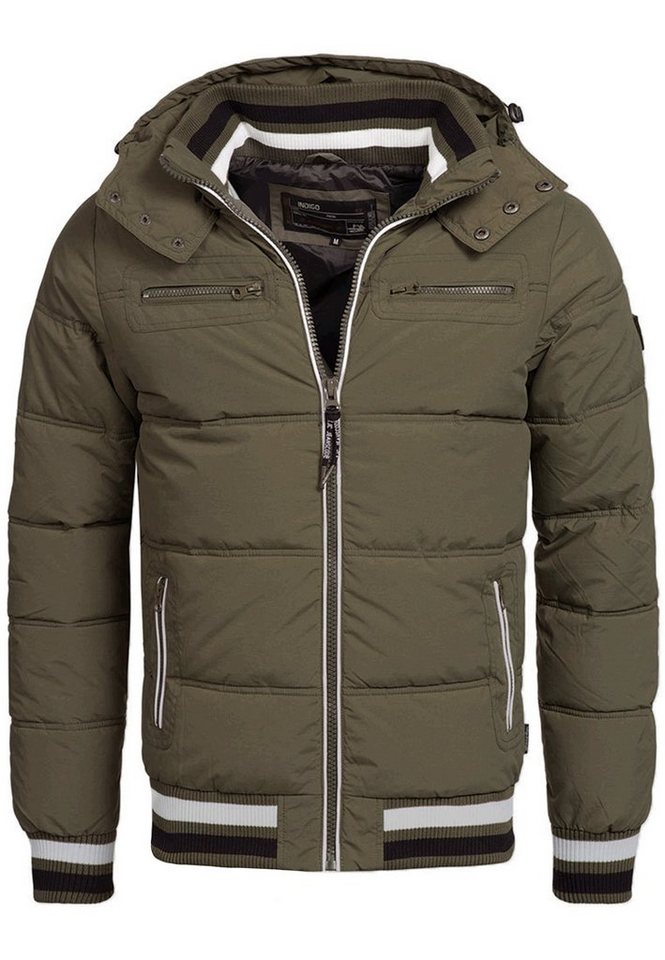 Indicode Winterjacke Marlon mit sportlichem Rippstrickbündchen Indicode Winterjacke Marlon mit sportlichem Rippstrickbündchen von Indicode