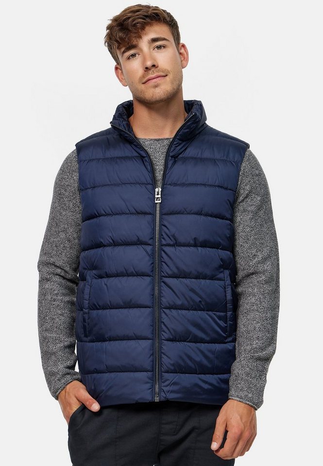 Indicode Winterjacke Gibbon Steppweste mit Stehkragen von Indicode