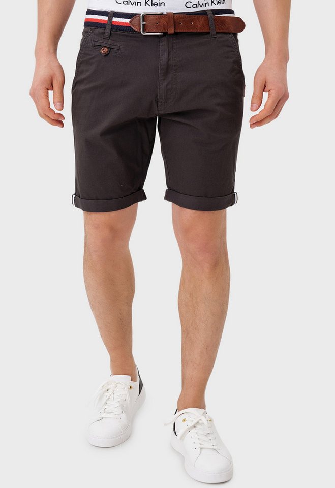 Indicode Chinoshorts INStormset aus elastischer Baumwoll-Qualität von Indicode