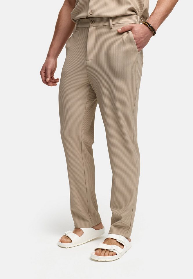 Indicode Stoffhose INAmogust mit feiner Textur und subtil-edlem Streifenmuster Indicode Stoffhose INAmogust mit feiner Textur und subtil-edlem Streifenmuster von Indicode