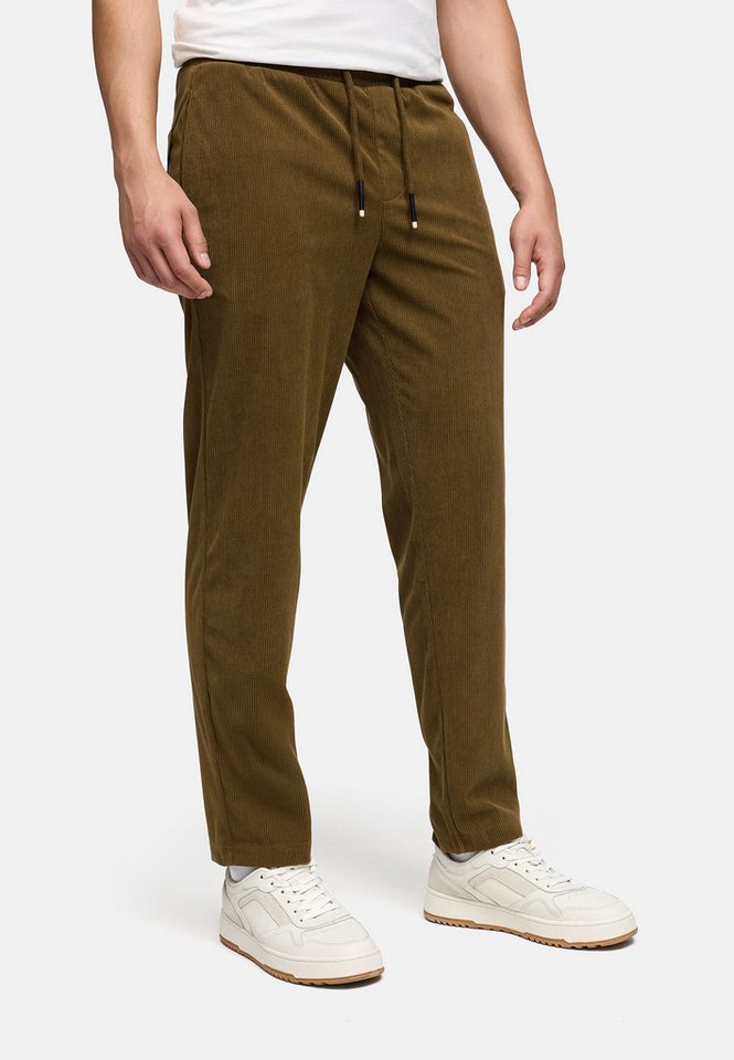 Indicode Chinohose Herren INNemoto Pants Chino Hose Herrenhose mit elastischem Komfortbund von Indicode