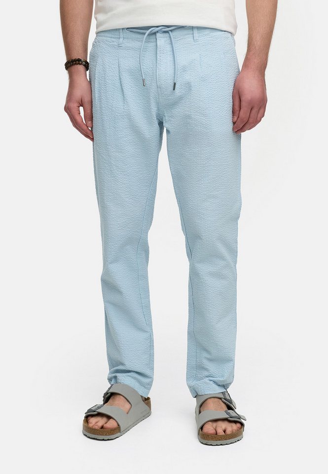 Indicode Stoffhose INWebb aus Seersucker-Gewebe für eine optimale Luftzirkulation von Indicode