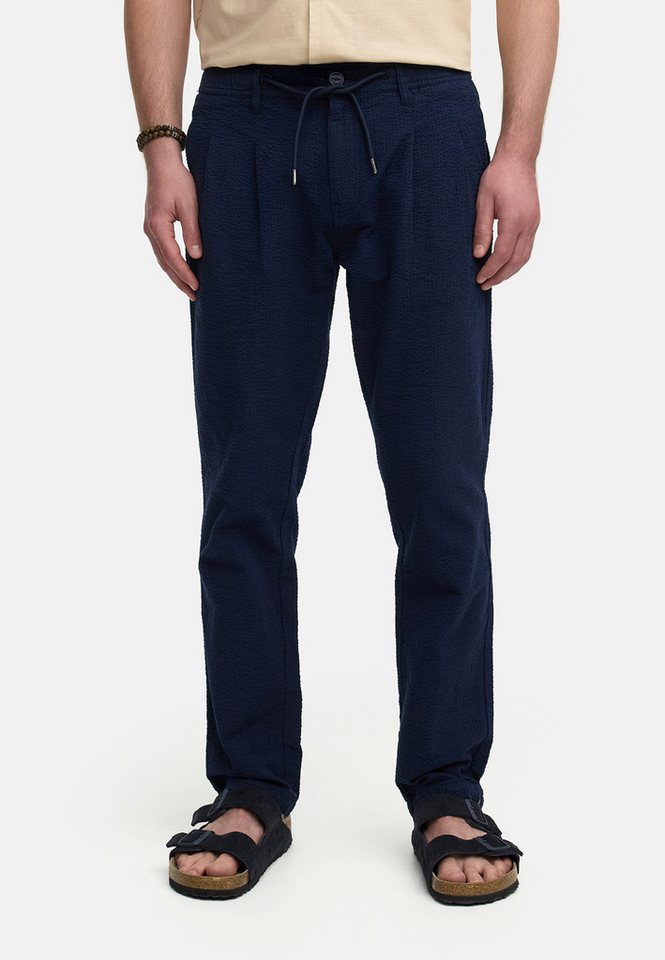 Indicode Stoffhose INWebb aus Seersucker-Gewebe für eine optimale Luftzirkulation von Indicode