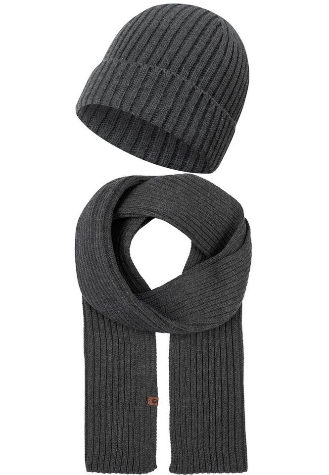 Indicode Strickmütze Geyser Set aus Mütze und Schal von Indicode