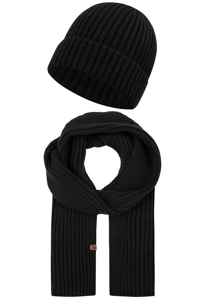 Indicode Strickmütze Geyser Set aus Mütze und Schal von Indicode