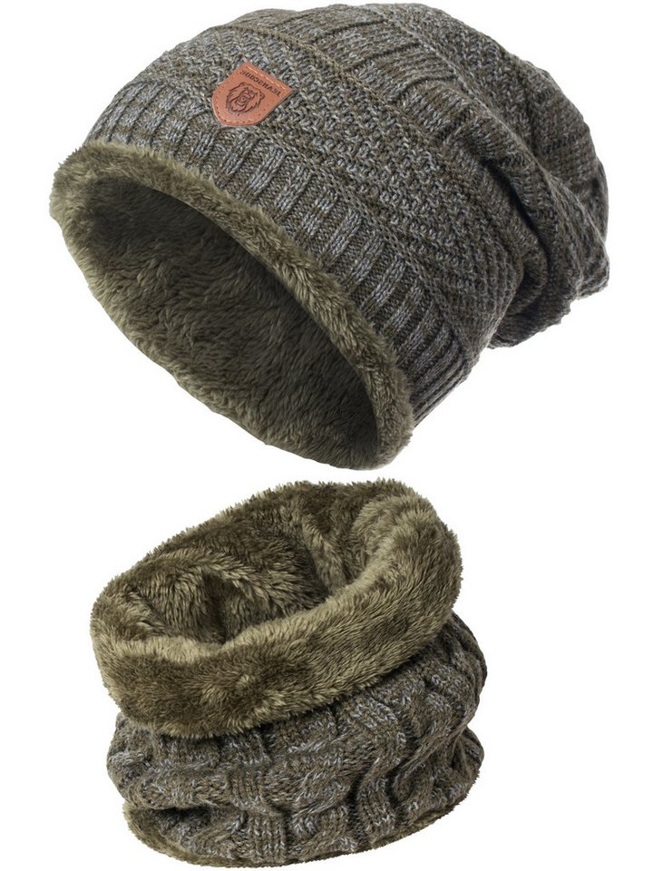 Indicode Strickmütze Siracusa Set aus Mütze & Schal Indicode Strickmütze Siracusa Set aus Mütze & Schal von Indicode