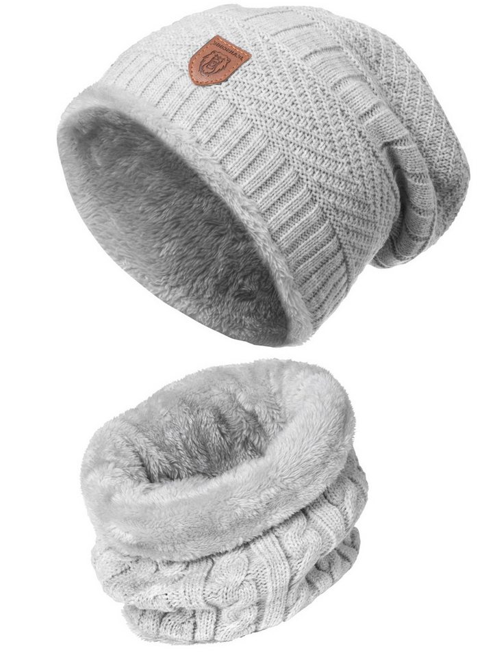 Indicode Strickmütze Siracusa Set aus Mütze & Schal Indicode Strickmütze Siracusa Set aus Mütze & Schal von Indicode
