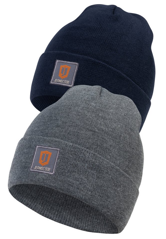 Indicode Strickmütze Vulcano (2-St) 2er-Pack von Indicode