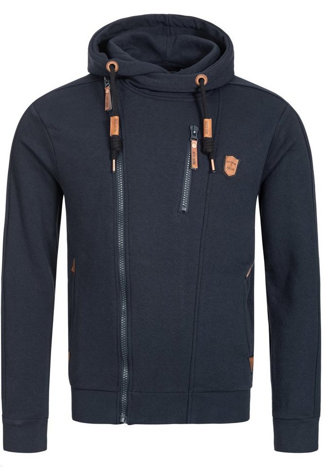 Indicode Kapuzensweatjacke Herren Elm Hoodie Sweatjacke Herrenjacke von Indicode
