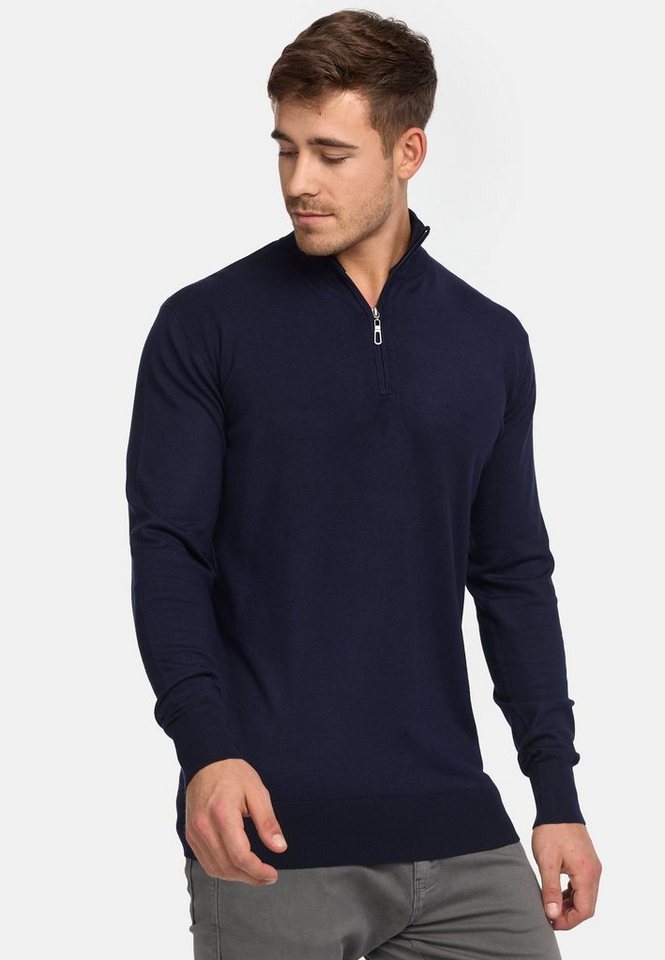 Jeff Strickpullover Frankie Feinstrickpullover mit Stehkragen von Jeff