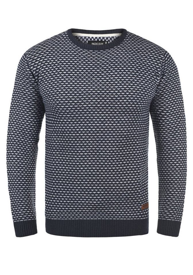 Indicode Strickpullover IDCoppler Strickpulli aus Grobstrick von Indicode