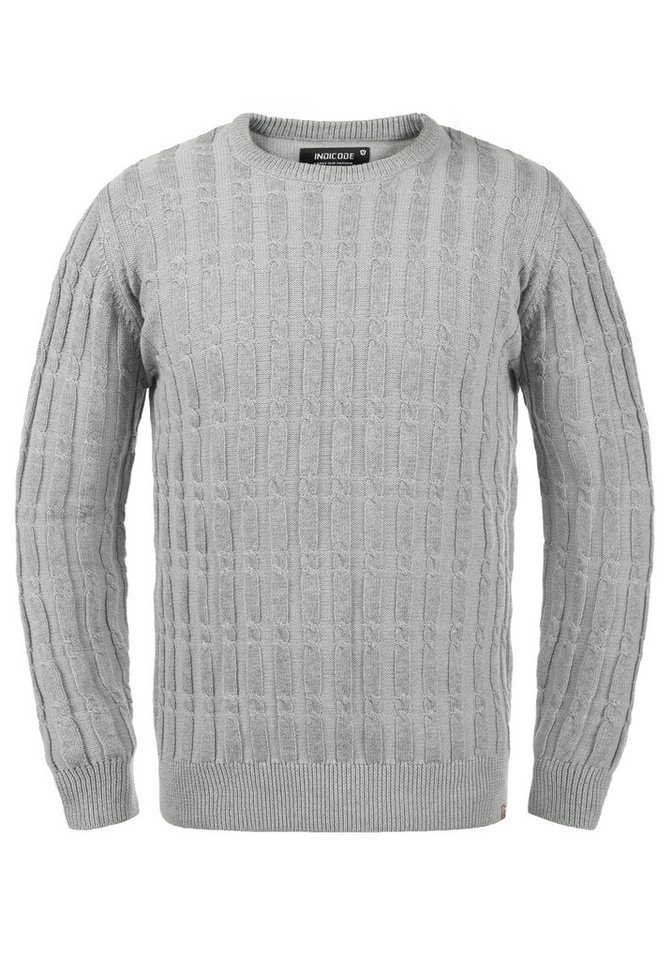 Indicode Strickpullover IDPauletta Strickpulli aus Grobstrick von Indicode