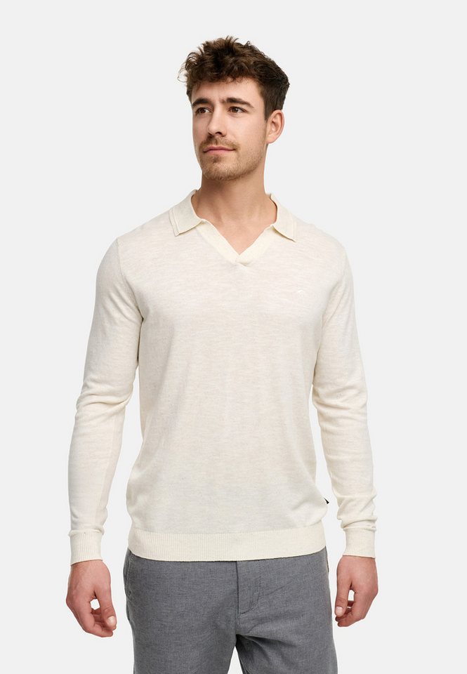 Indicode Strickpullover Herren INHagen Pullover Herrenpullover Leichter Feinstrick-Pullover mit Polokragen von Indicode