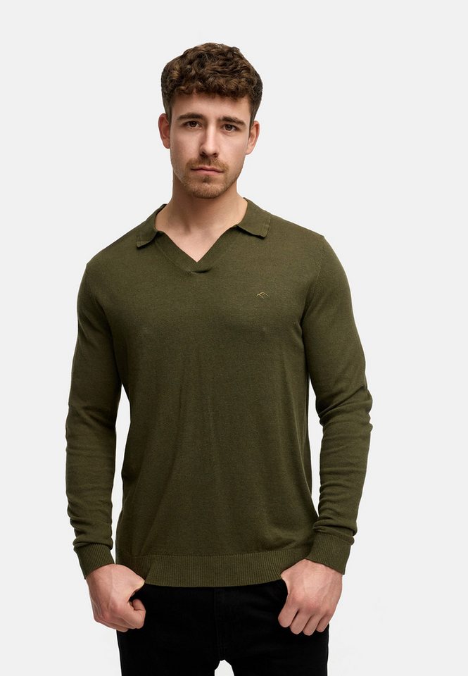 Indicode Strickpullover INHagen Leichter Feinstrick-Pullover mit Polokragen Indicode Strickpullover INHagen Leichter Feinstrick-Pullover mit Polokragen von Indicode