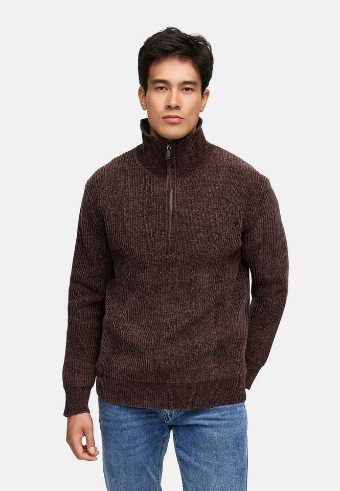 Indicode Strickpullover INHunch Half Zip Strickpullover mit halbem Reißverschluss und Stehkragen Indicode Strickpullover INHunch Half Zip Strickpullover mit halbem Reißverschluss und Stehkragen von Indicode