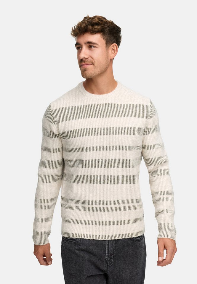 Indicode Strickpullover INKalle Weicher Herrenpullover mit feiner Strickstruktur von Indicode