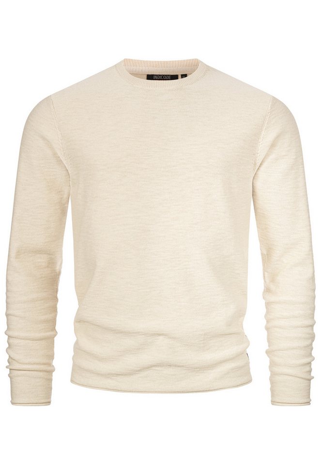 Indicode Strickpullover INMacedonio Langarmshirt mit klassischem Rundhalsausschnitt Indicode Strickpullover INMacedonio Langarmshirt mit klassischem Rundhalsausschnitt von Indicode