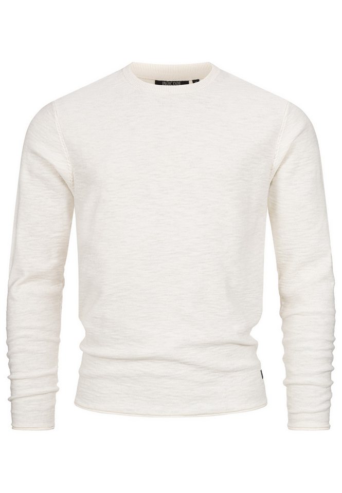 Indicode Strickpullover INMacedonio Langarmshirt mit klassischem Rundhalsausschnitt Indicode Strickpullover INMacedonio Langarmshirt mit klassischem Rundhalsausschnitt von Indicode