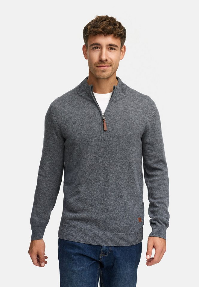 Indicode Strickpullover INMargous Half-Zip Herren 1/2 Zip-Strickpullover mit Reißverschluss von Indicode