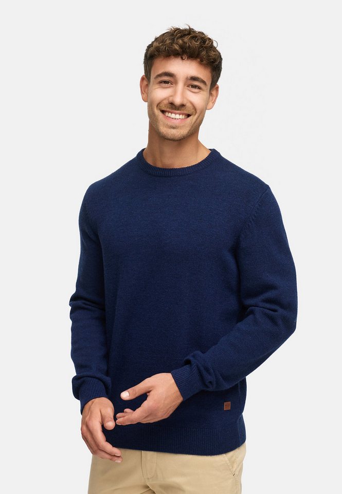 Indicode Strickpullover Herren INMargous o-neck Pullover Herrenpullover Herrenpullover mit Rundhalsausschnitt von Indicode