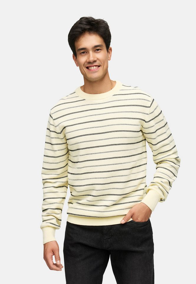 Indicode Strickpullover Herren INMoltilion Pullover Herrenpullover Baumwollpullover mit Rundhalsausschnitt von Indicode