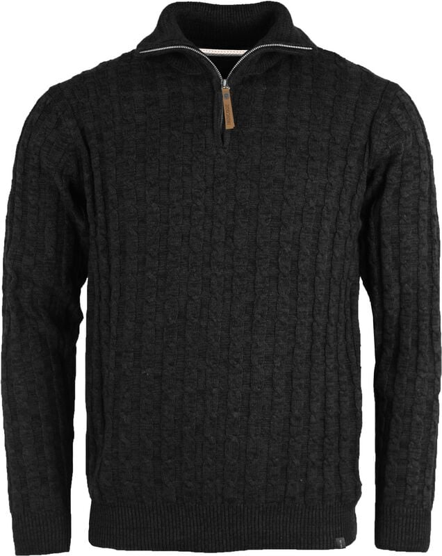 Indicode Strickpullover - INRufus - S bis XXL - für Männer - Größe XL - schwarz von Indicode