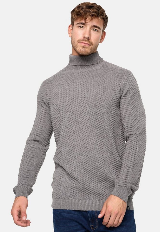 Indicode Rollkragenpullover Herren Saini Strickpullover Herrenpullover von Indicode