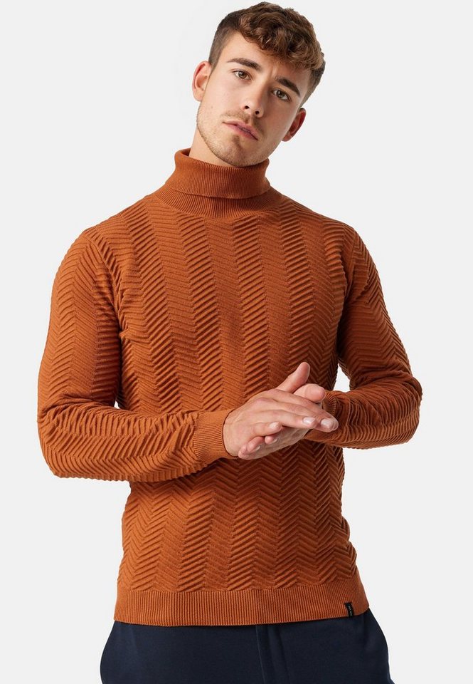 Indicode Rollkragenpullover Herren Saini Strickpullover Herrenpullover von Indicode