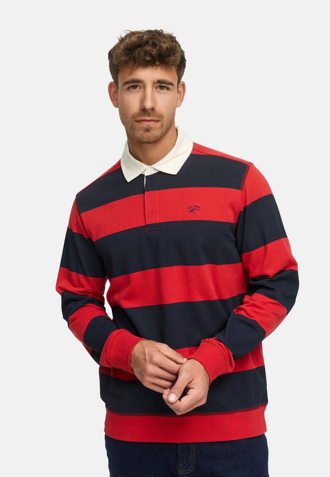 Indicode Sweater INDinaro Klassisches Herren-Langarmshirt aus Baumwolle von Indicode