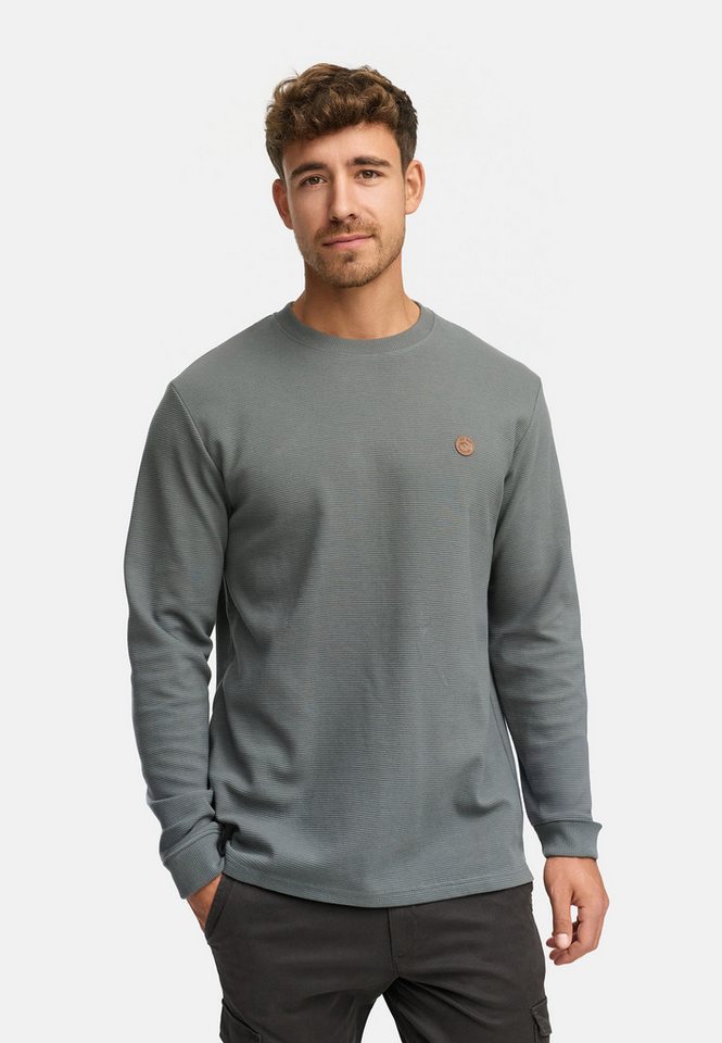 Indicode Sweater Herren INGuadalupe o-neck Sweatshirt Herrenpulli Strickpullover mit Rundhalsausschnitt aus reiner Baumwolle von Indicode