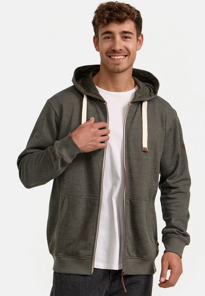 Indicode Sweatjacke INBaustian mit kuscheliger Innenseite von Indicode