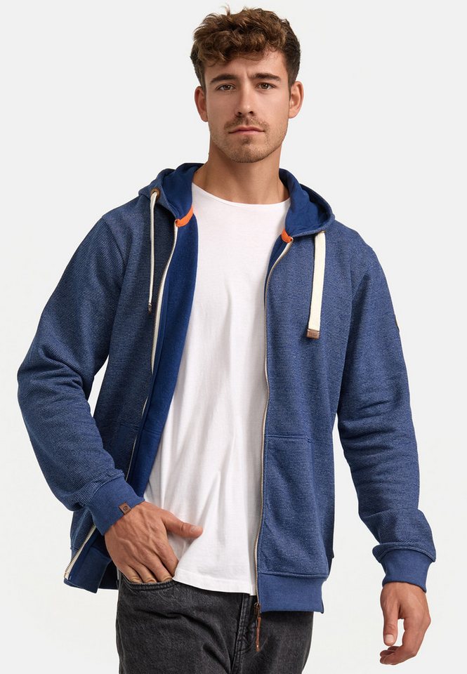 Indicode Sweatjacke INBaustian mit kuscheliger Innenseite von Indicode