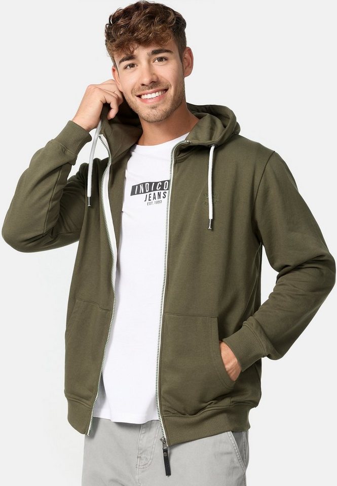 Indicode Kapuzensweatjacke Herren INChristos Hoodie Sweatjacke Herrenjacke von Indicode