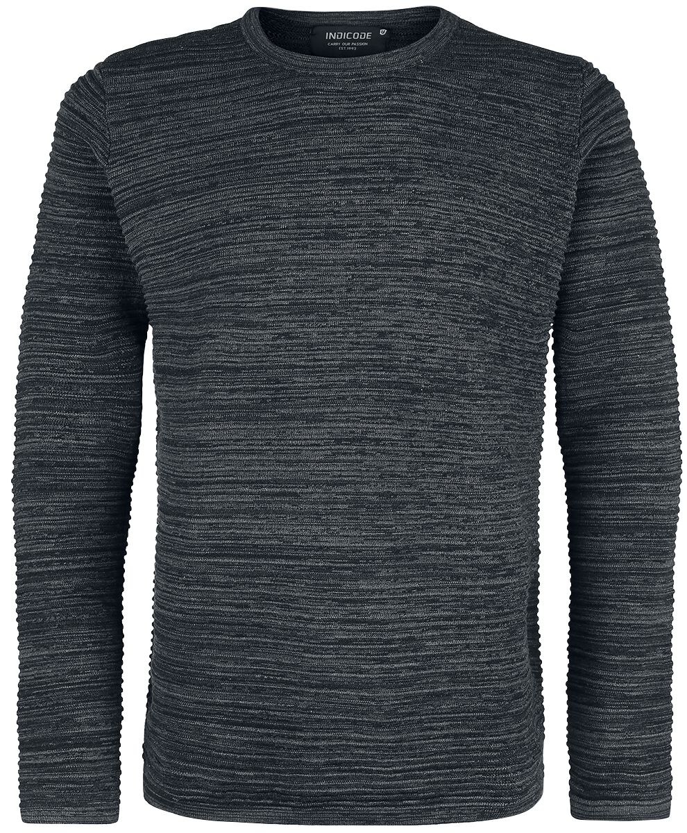 Indicode Sweatshirt - Broadley - S bis XXL - für Männer - Größe L - grau von Indicode