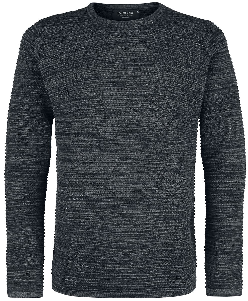 Indicode Sweatshirt - Broadley - S bis XXL - für Männer - Größe M - grau von Indicode