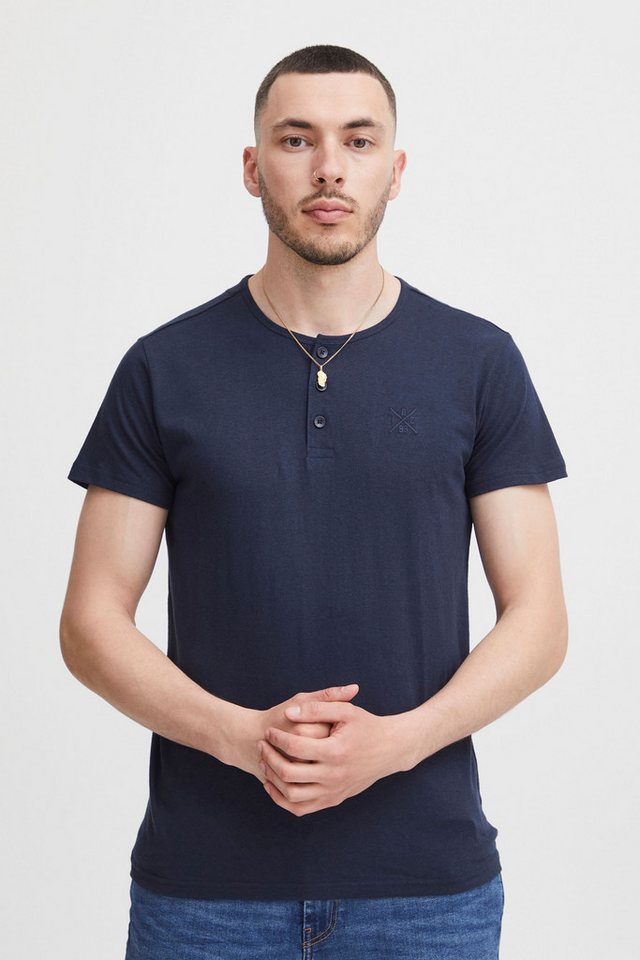 Indicode T-Shirt IDColbing Shirt aus Leinenmix von Indicode