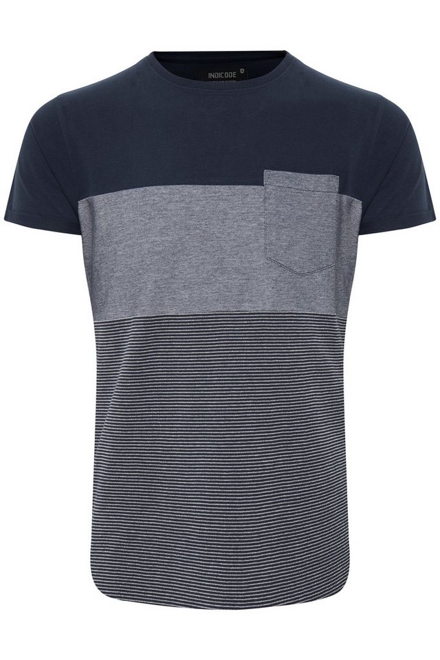 Indicode T-Shirt IDMorler T-Shirt im Colorblock-Look Indicode T-Shirt IDMorler T-Shirt im Colorblock-Look von Indicode
