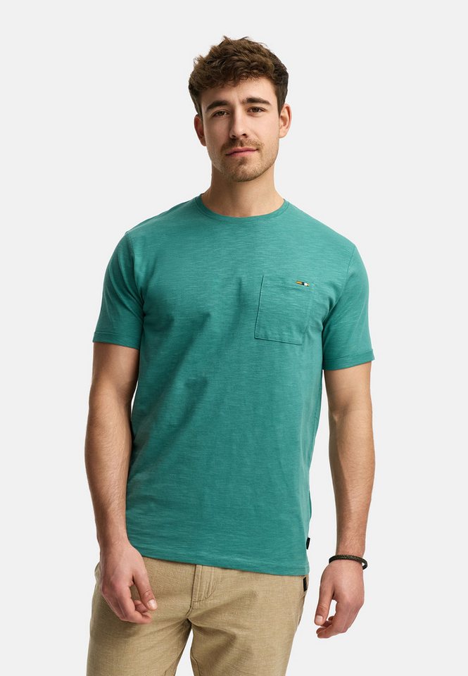 Indicode T-Shirt INAndorra Klassisches T-Shirt mit Brusttasche von Indicode