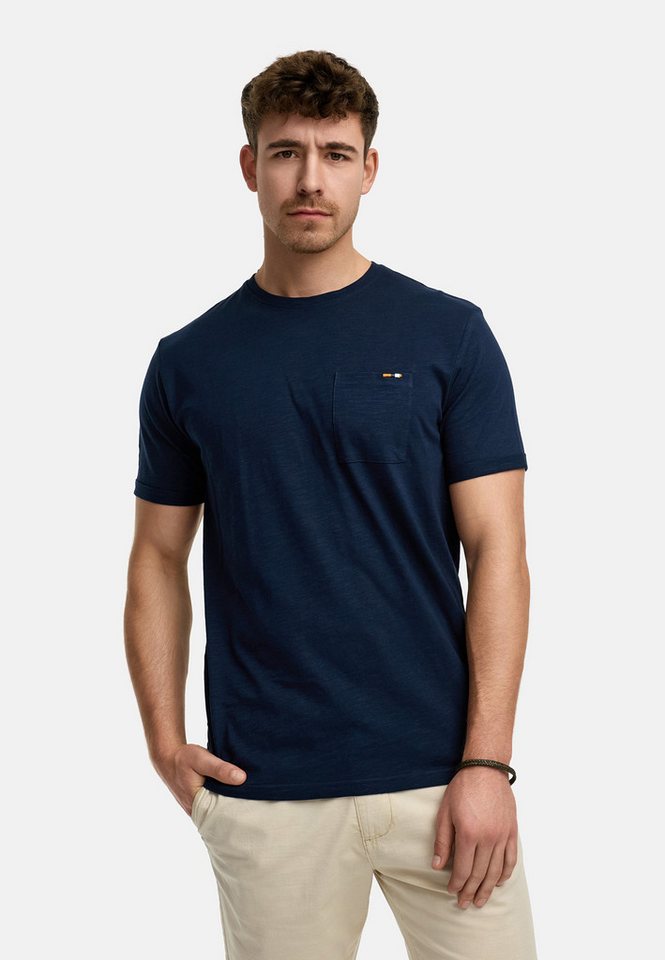 Indicode T-Shirt INAndorra Klassisches T-Shirt mit Brusttasche von Indicode