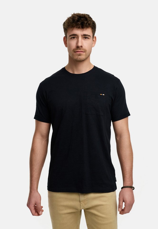 Indicode T-Shirt INAndorra Klassisches T-Shirt mit Brusttasche von Indicode